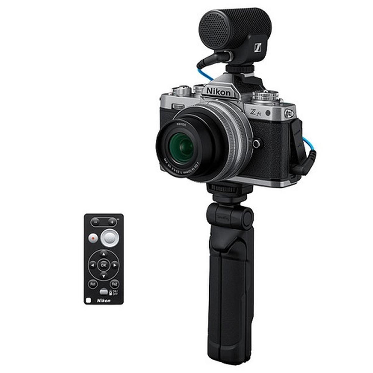 Nikon Z fc Vlogger | Kit Z fc + DX 16-50mm VR SL + Small Rig + Sennheiser Mic + ML-L7 + SD 64GB 667 Pro Fotocamera mirrorless Aps-c - Garanzia ufficiale NITAL 4 anni