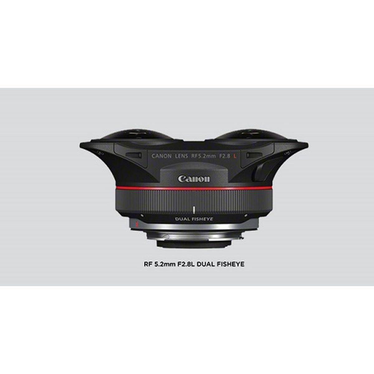Canon Rf 5.2mm F 2.8 L Dual Fisheye - Obiettivo Full Frame - Garanzia Canon Italia