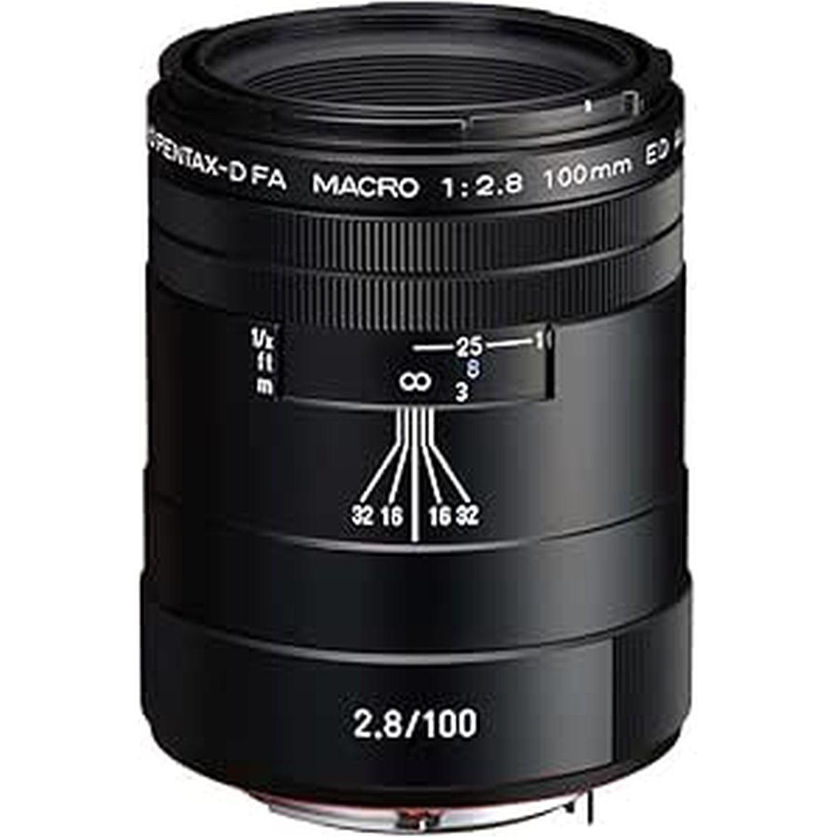 PENTAX HD DFA 100 Macro f2,8 ED AW (Black)- Obiettivo Full Frame