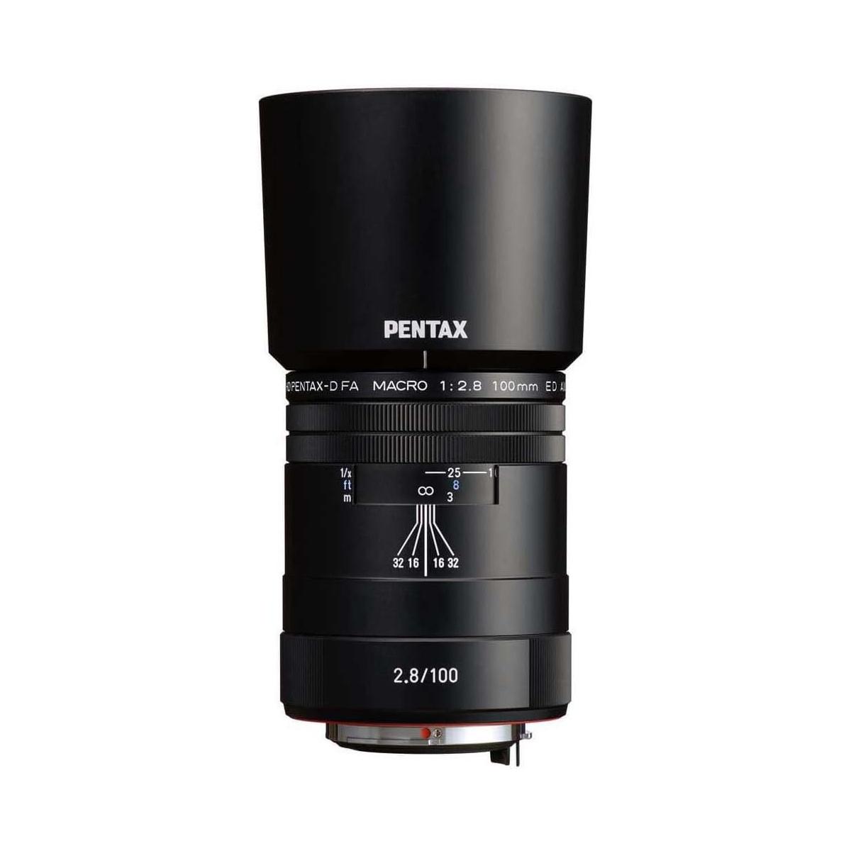 PENTAX HD DFA 100 Macro f2,8 ED AW (Black)- Obiettivo Full Frame