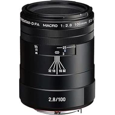 PENTAX HD DFA 100 Macro f2,8 ED AW (Black)- Obiettivo Full Frame
