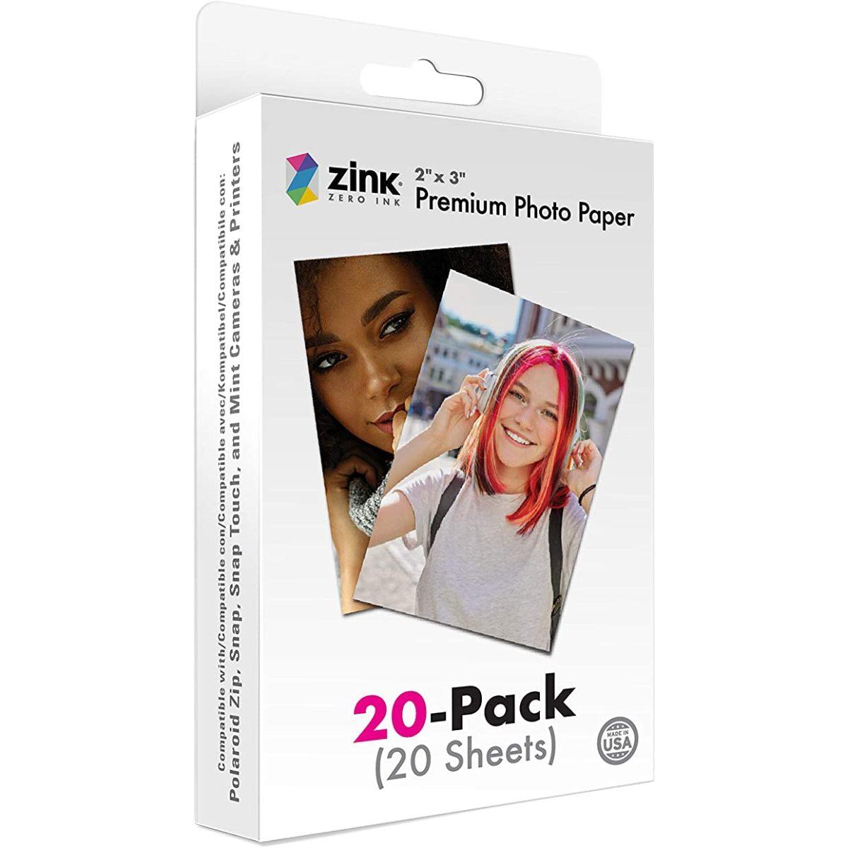 Polaroid Pellicola Polaroid Zink 2x3 20pz - Pellicole istantanee
