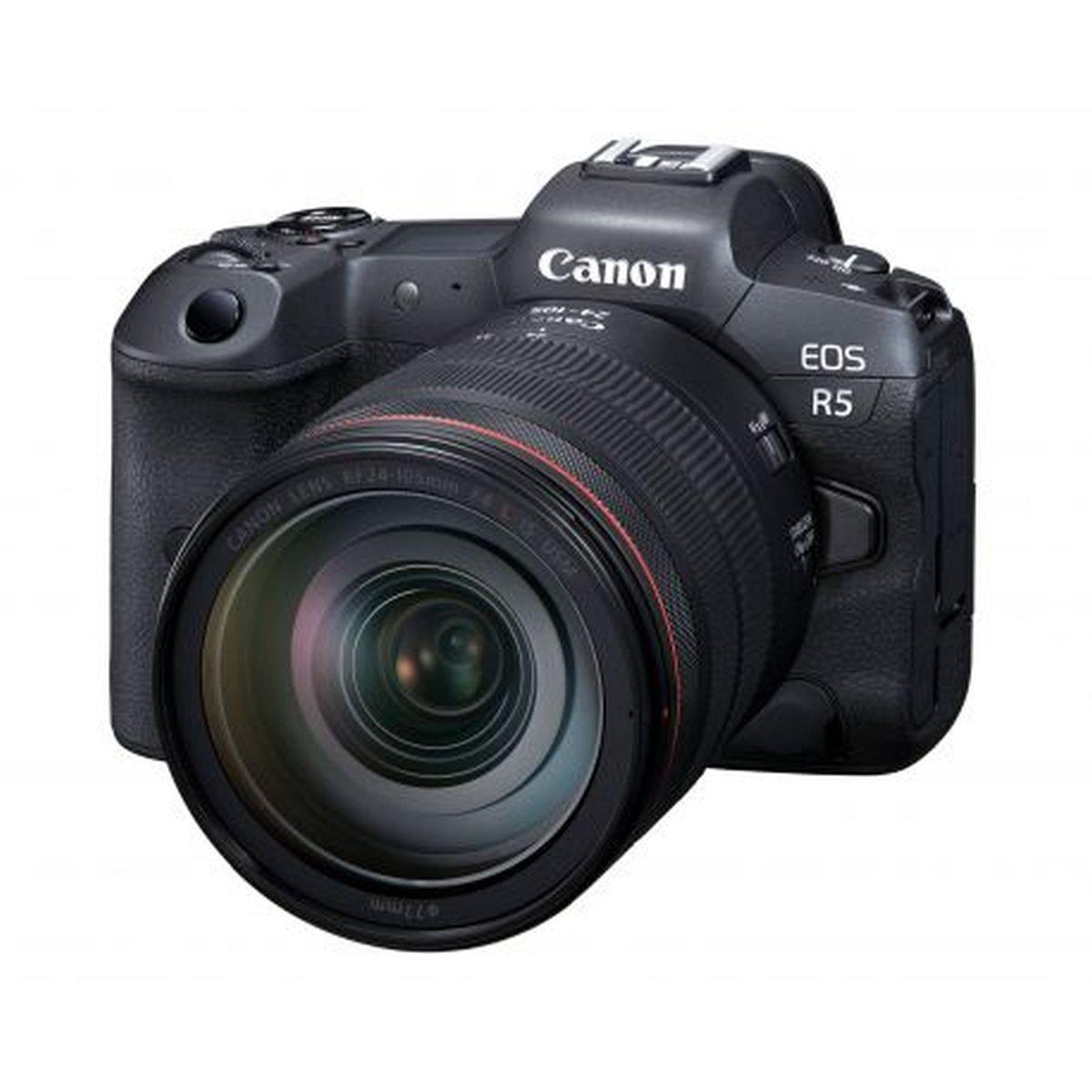 Canon Eos R5 + RF 24-105mm - Fotocamera Mirrorless Full Frame - Garanzia Canon Italia