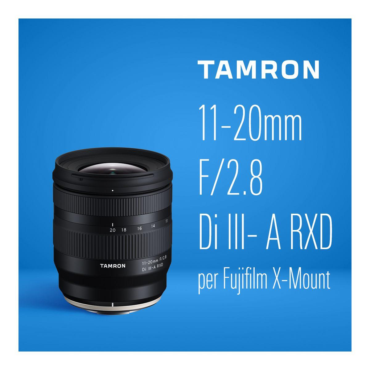 Tamron 11-20mm F/2.8 Di III- A RXD per Fujifilm X - Obiettivi