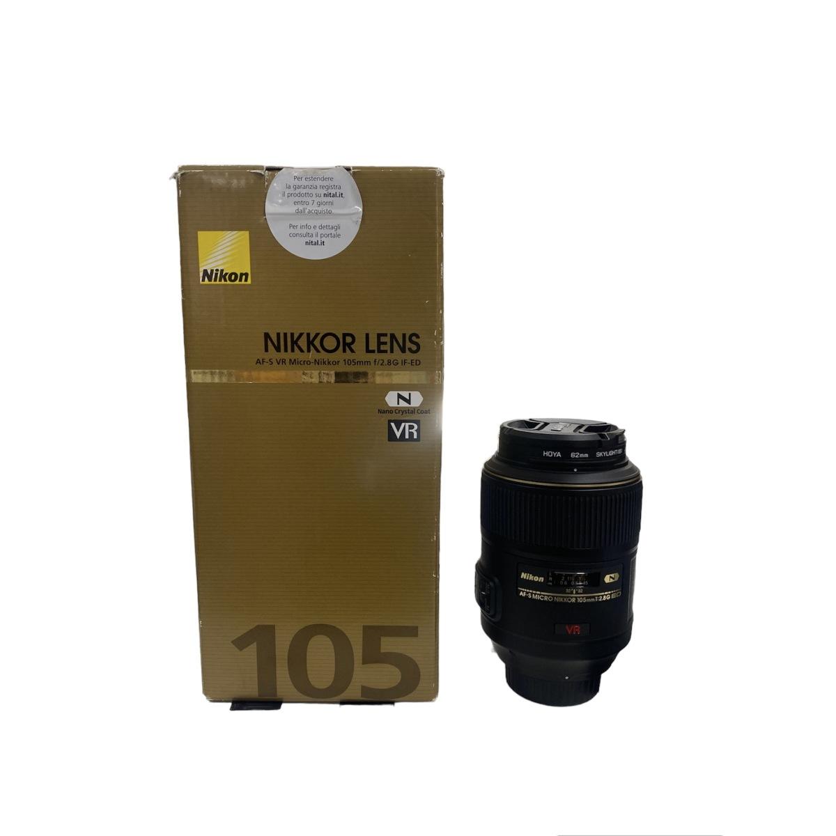 Usato Nikon AF-S MICRO 105mm F2.8 VR - matr. 338485 - Usato Fotografico Garantito.