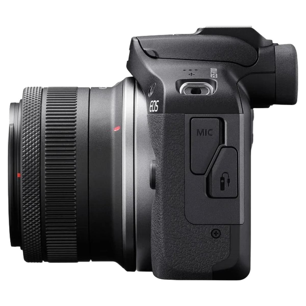 Canon eos r100 + rf-s 18-45mm is stm aps-c