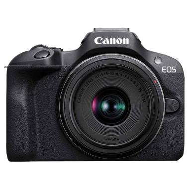 Canon eos r100 + rf-s 18-45mm is stm aps-c