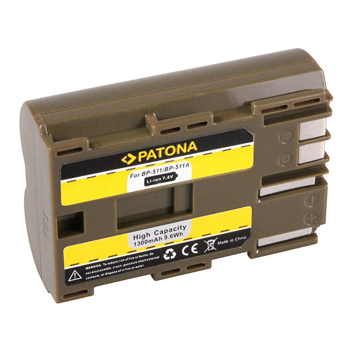 Batteria Patona per Canon Bp-511/ Bp-511A