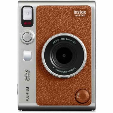 Fujifilm Instax Mini Evo Hybrid Brown Fotocamera Istantanea - Garanzia Fujifilm Italia 2 anni