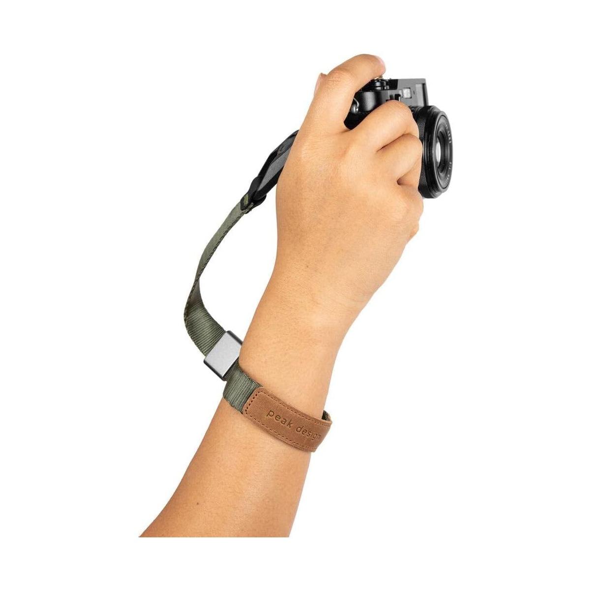 CUFF - Sage - SALVIA Cinturino da polso per fotocamera ad aggancio rapido Peak Design sage