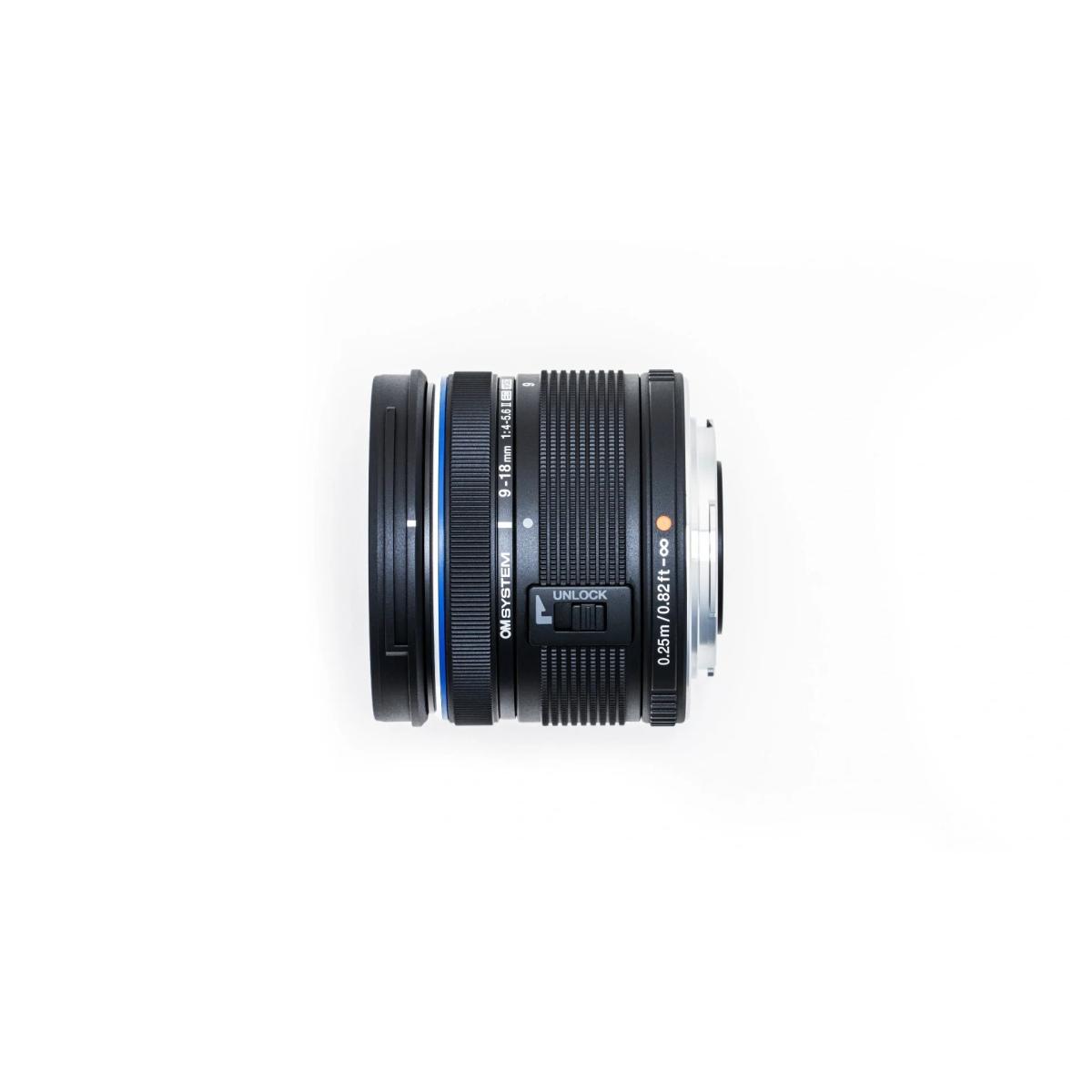 OM SYSTEM M.Zuiko 9-18mm F4.0-5.6 II - Obiettivo micro 4/3- Garanzia Polyphoto Italia.