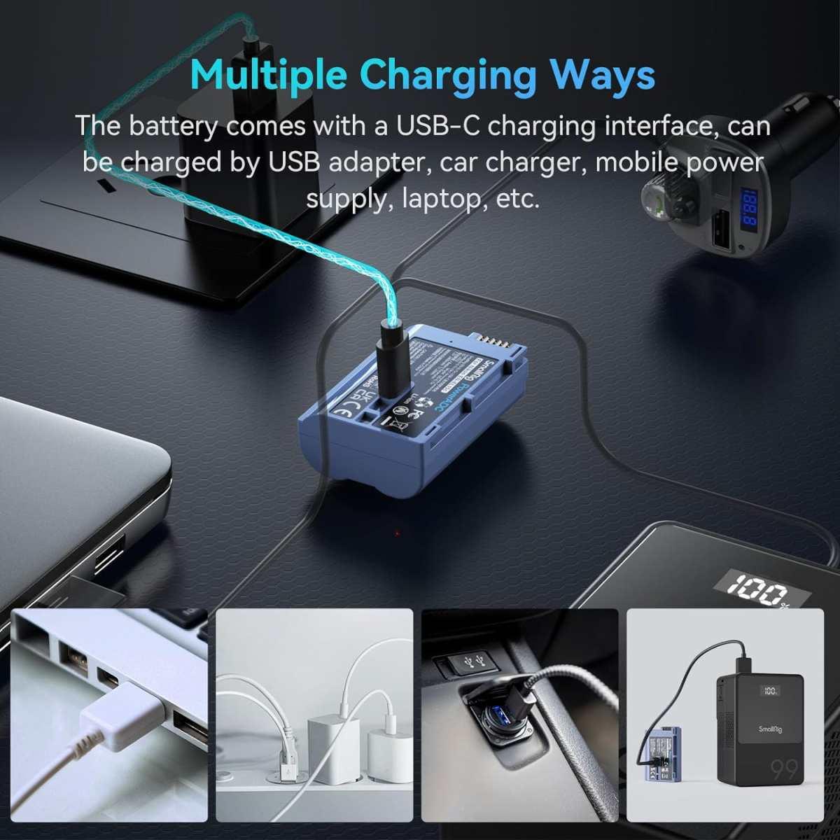 Batteria SmallRig per Nikon EN-EL15C USB-C 4332B