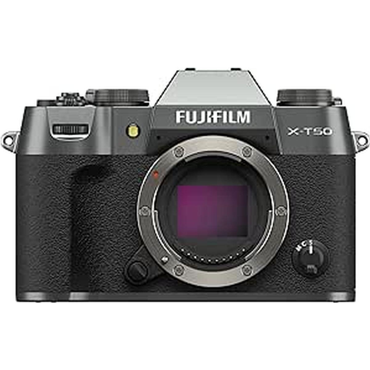 Fujifilm x-t50 body charcoal silver
