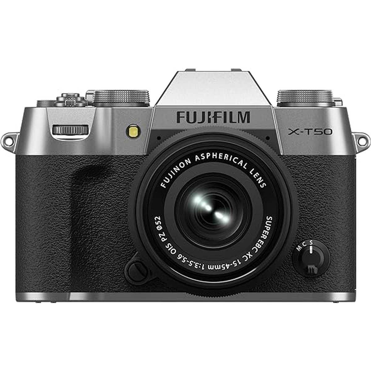 Fujifilm x-t50 xc 15-45 silver