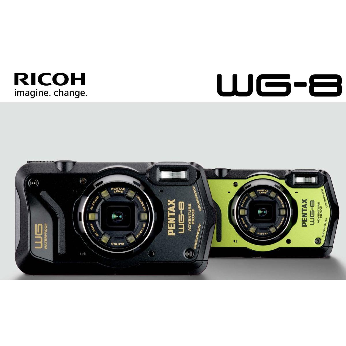 PENTAX WG-8 GREEN- Fotocamera Compatta - GARANZIA ITALIA FOWA 2 ANNI