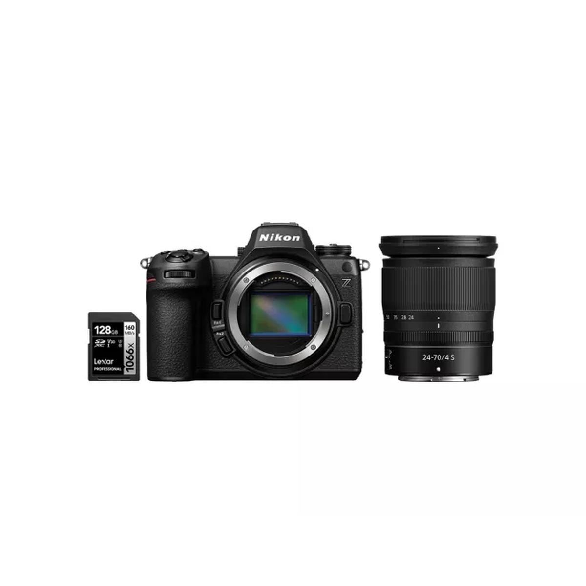 Nikon Z6 III + Z 24-70 f/4 S + SDXC 128GB - Fotocamera Mirrorless Full frame - Garanzia ufficiale NITAL 4 anni