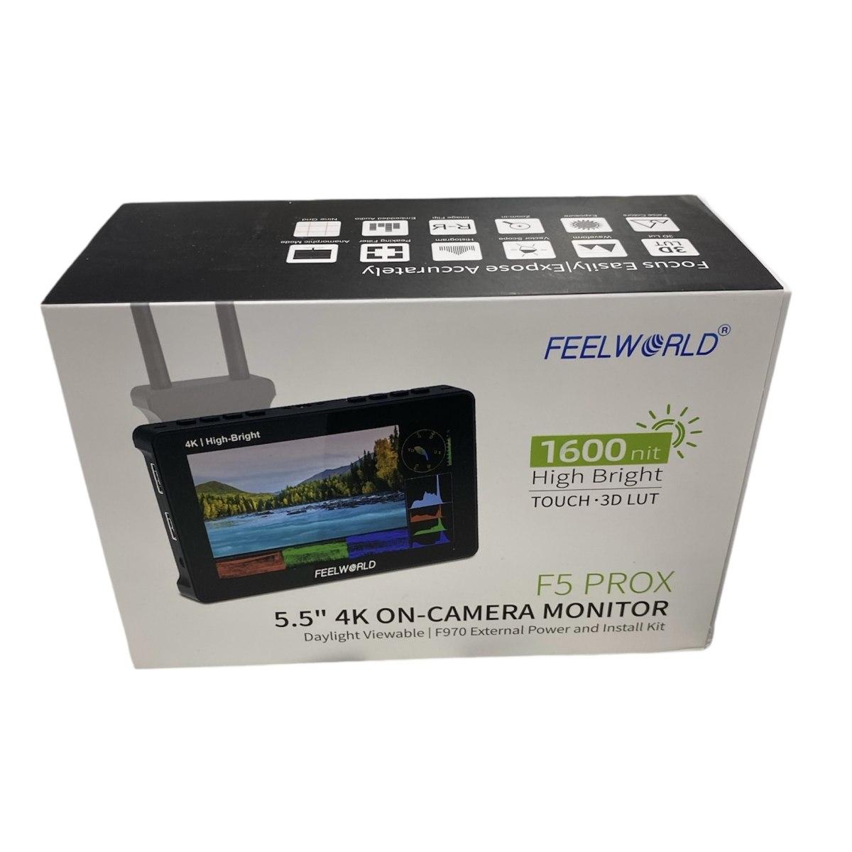 MONITOR FEELWORLD F5 PROX on camera monitor 5,5  4K