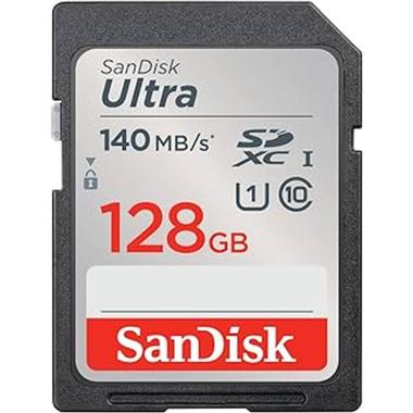 Card Sandisk Ultra Sd Xc 128 gb 140 mb/s (u1 full hd)