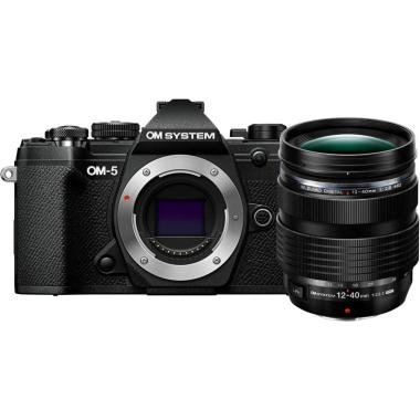 Olympus OM-5 1240-2 Kit black, OM-5 body black, M.Zuiko Digital 12-40mm PRO II, - Fotocamera Mirrorless Micro 4/3 - Garanzia Polyphoto Italia