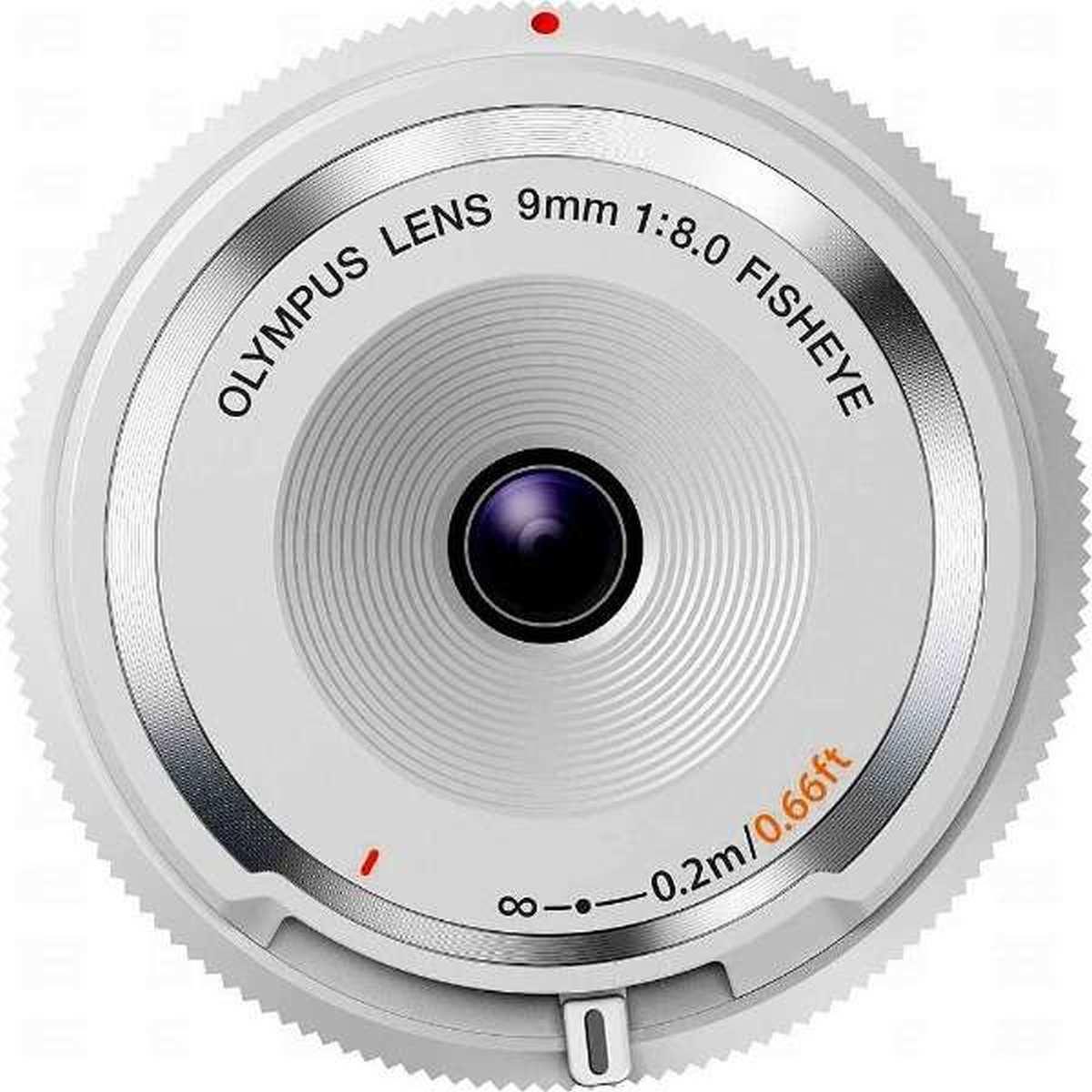 OM SYSTEM Body Cap Lens 9mm F8.0 fisheye / BCL-0980 white