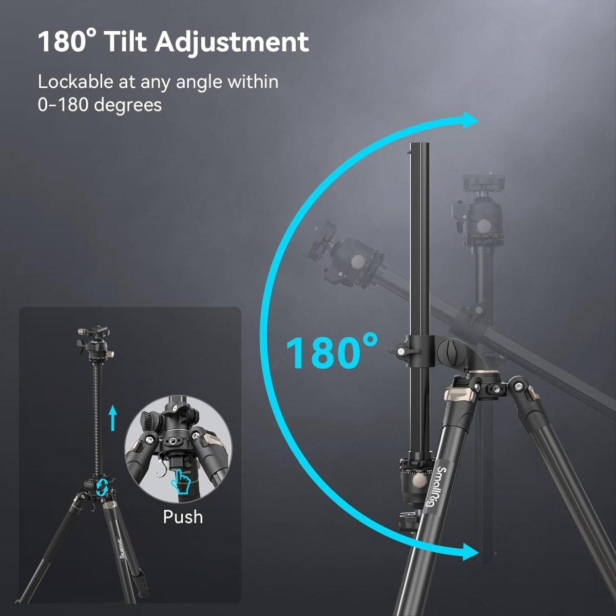 Treppiede SmallRig Lateral Center Column Tripod CT-200 - 4288 con borsa