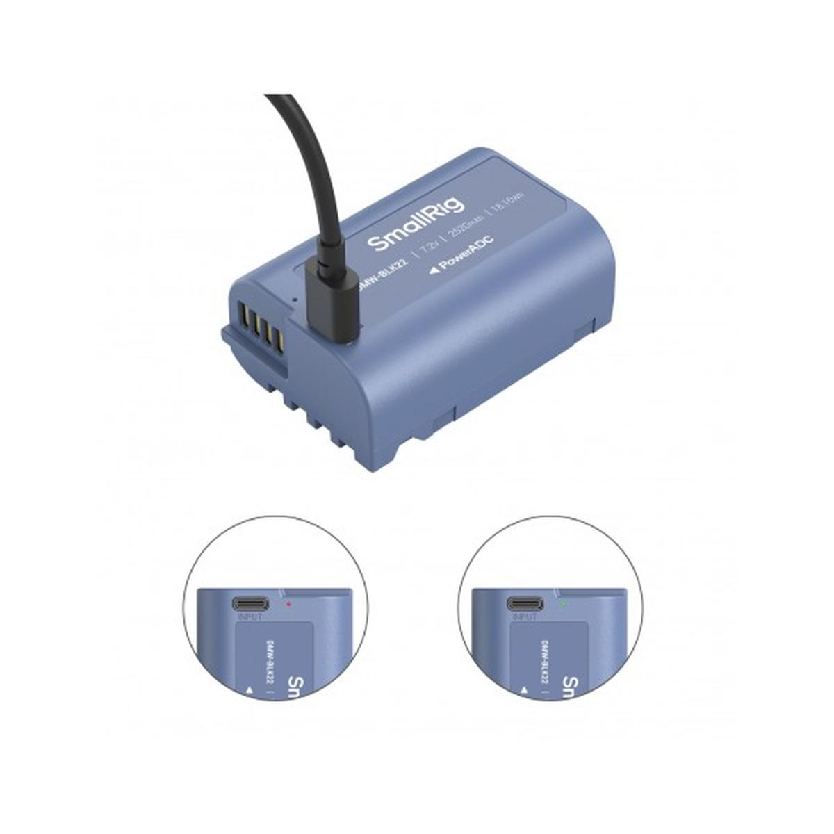 Smallrig batteria BLK22 con ricarica USB-C 4906