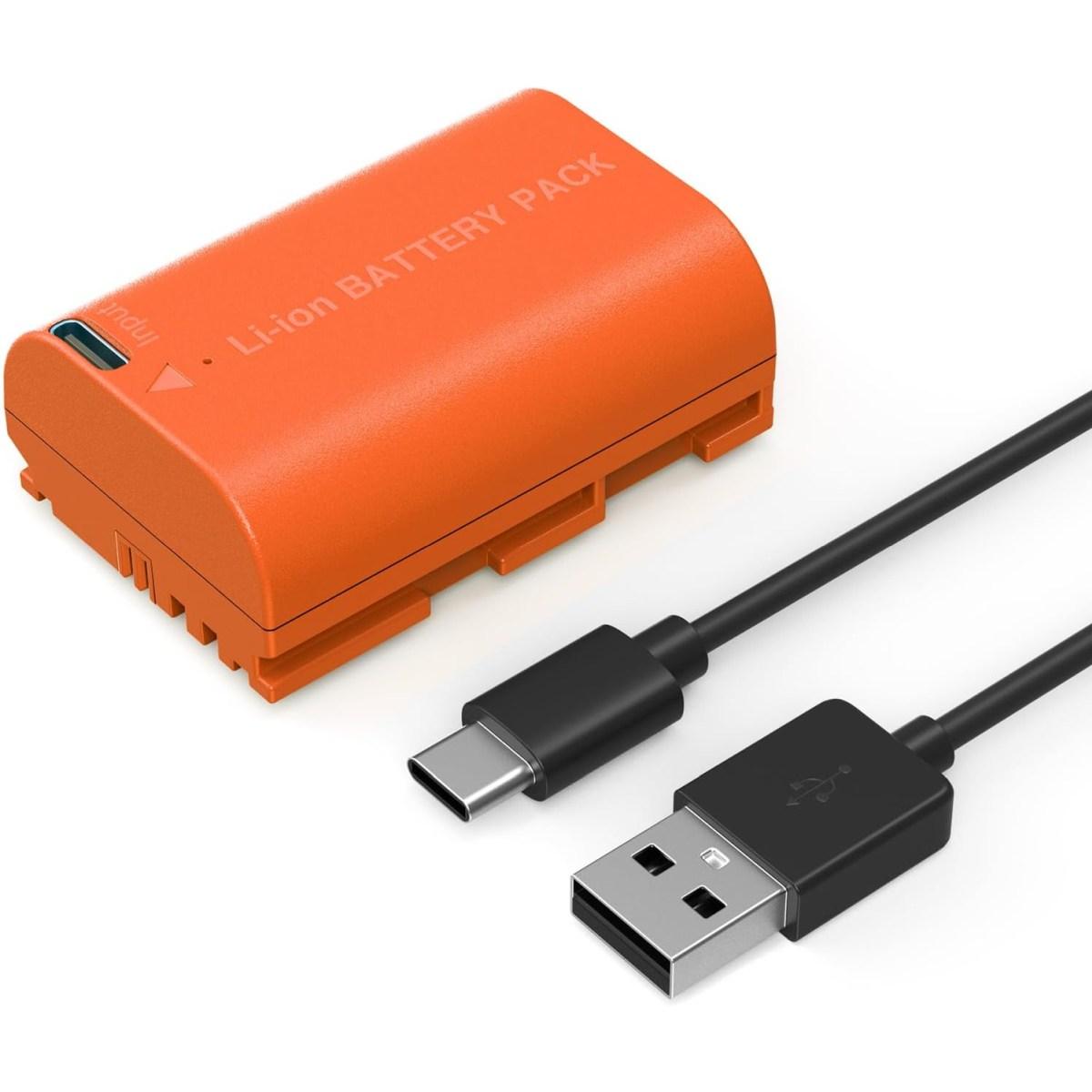Smallrig batteria LP-E6NH per Canon con ricarica usb-c 4968