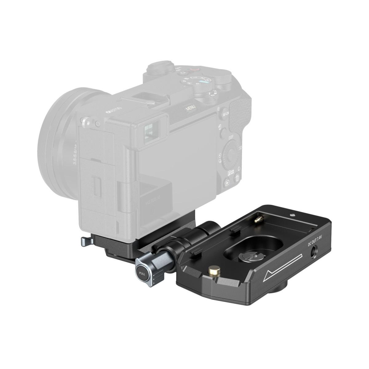 SmallRig Kit piastra di montaggio adattatore per batteria NP-F per fotocamere mirrorless 4696