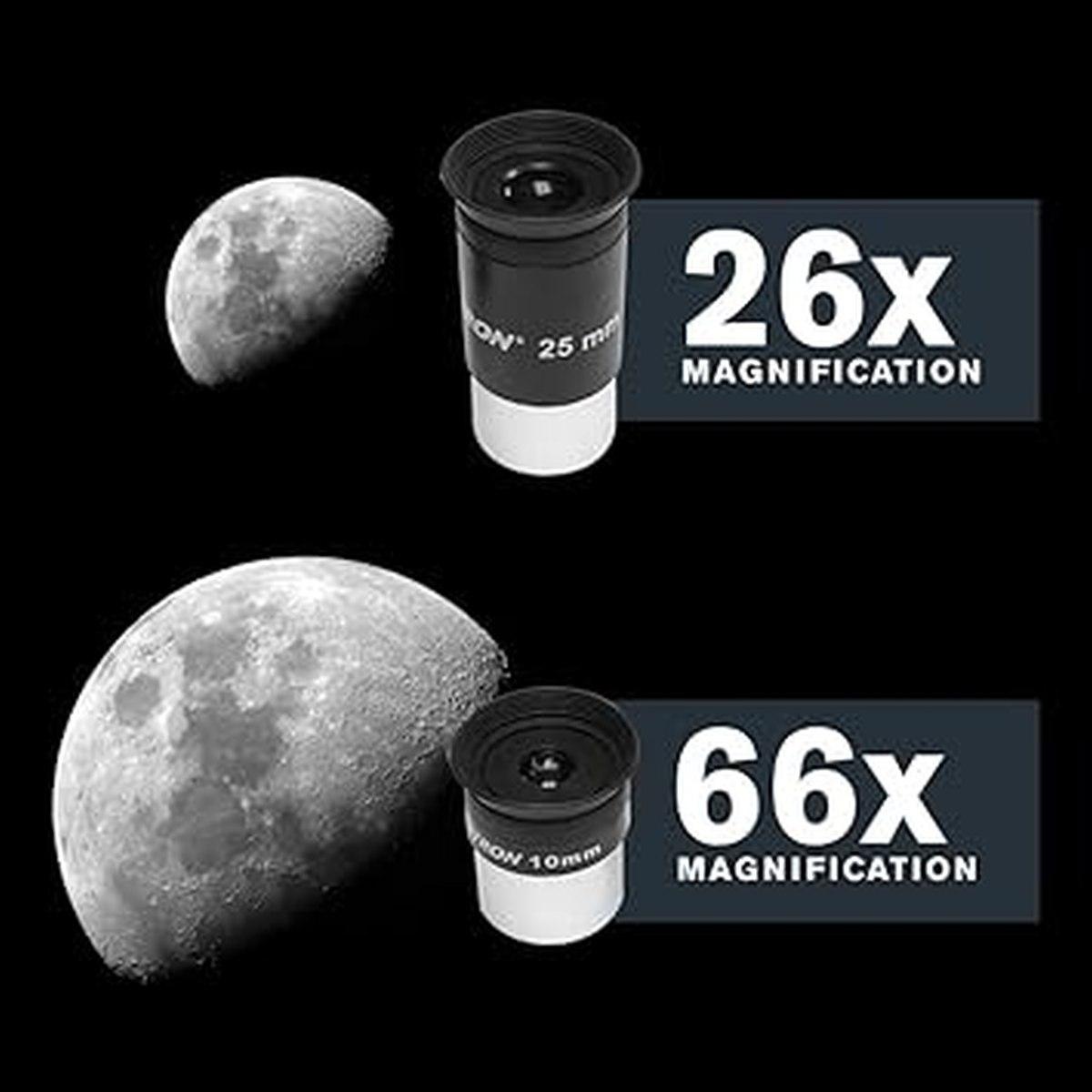 Telescopio Celestron rifrattore StarSense Explorer DX 102AZ con applicazione per smartphone, compatibile con iPhone/Android, grigio