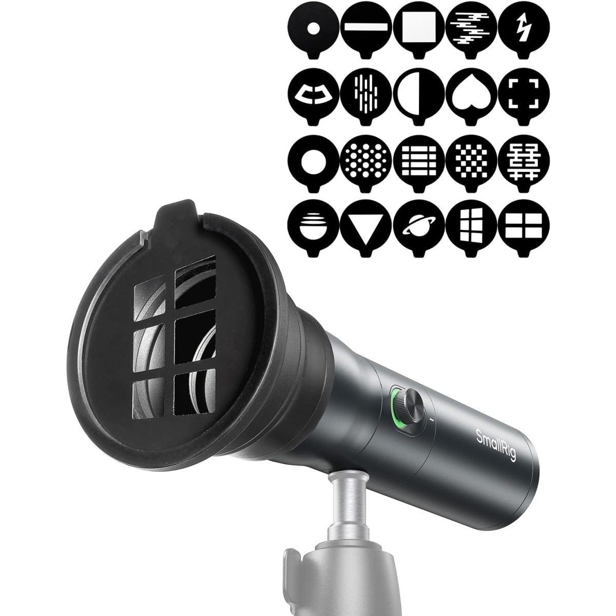 Illuminatore SMALLRIG Torcia Fotografica a LED RGB, 7500mAh, RF10C - 4634