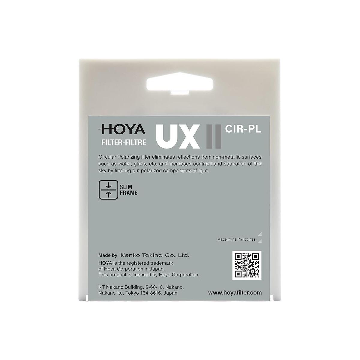 FILTRO HOYA UX II CIR-PL Slim 43mm