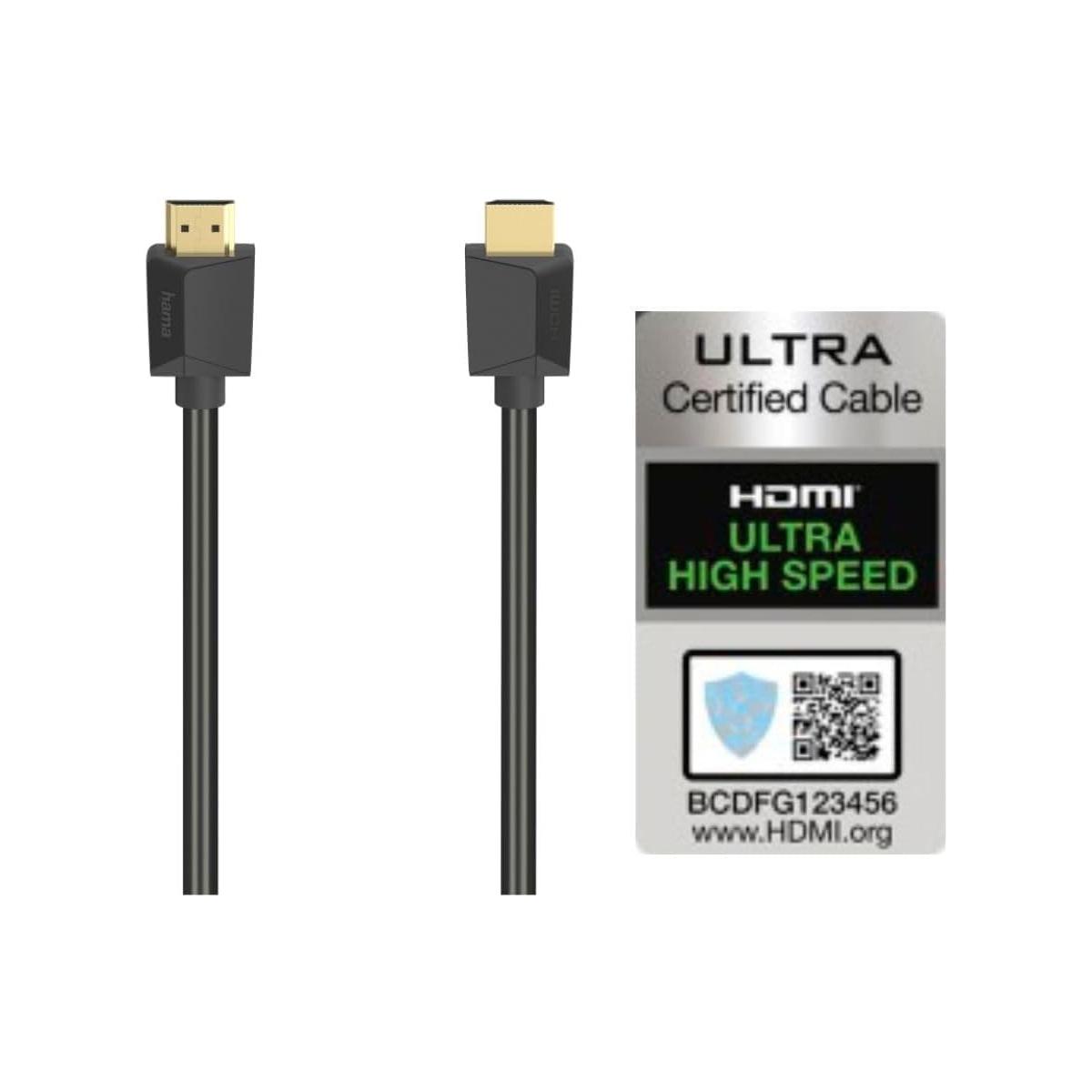 Cavo hama hdmi/hdmi 8k 1,0mt