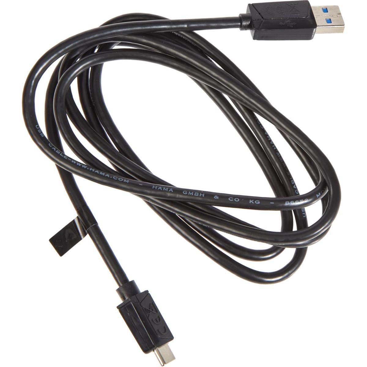 Cavo Hama USB-A a USB-C 3.2 Gen1, 5 Gbps 1,5 m, nero art. 200652
