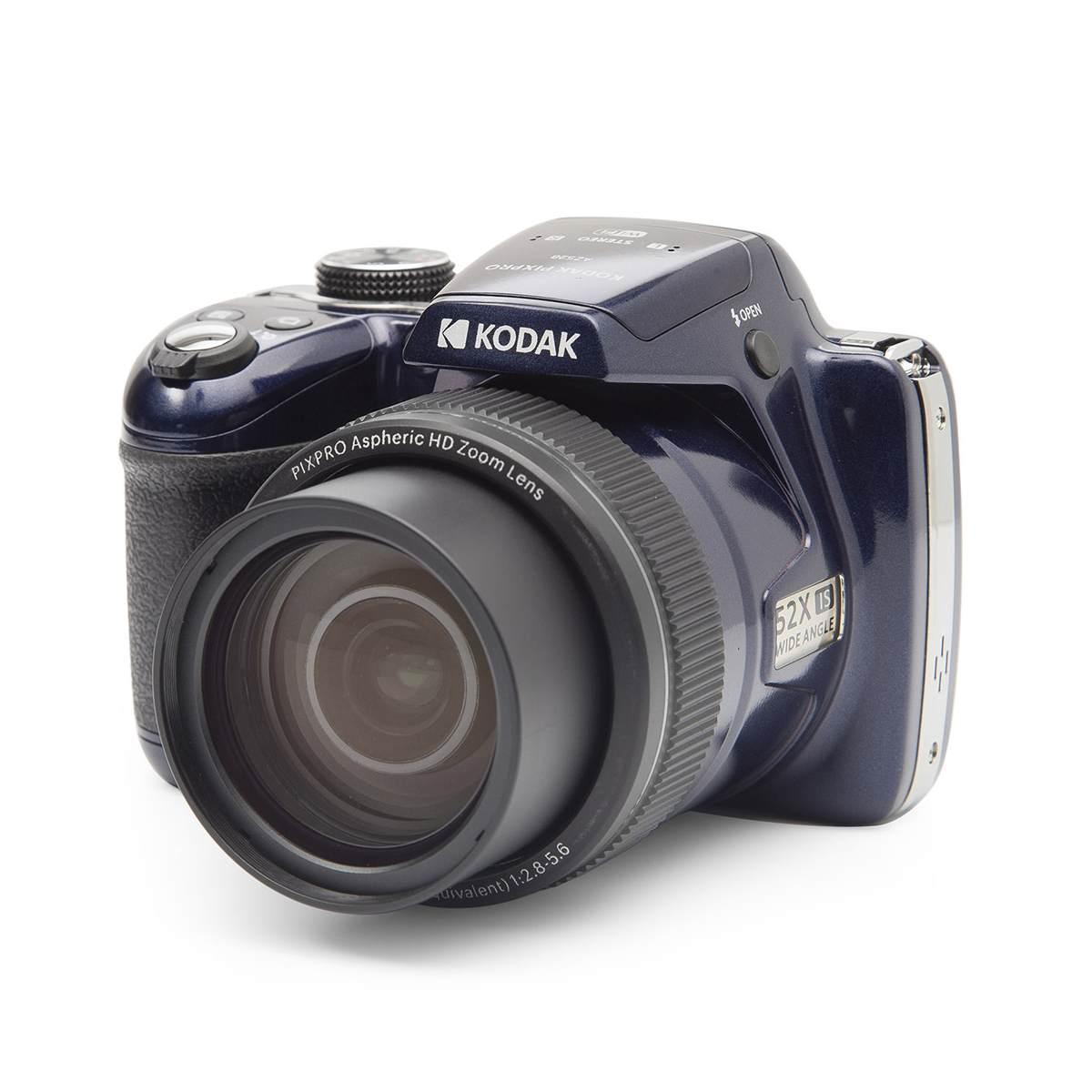 Kodak PIXPRO AZ528 Blue + borsa e 2° batteria - Zoom ottico 52x - Garanzia KODAK Italia