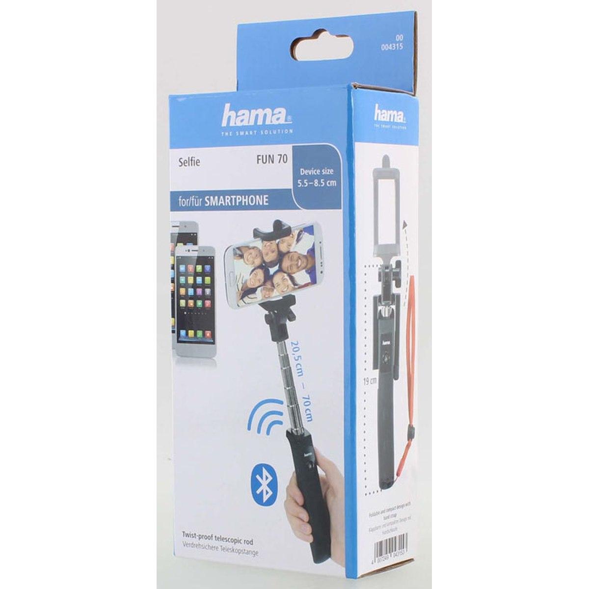 Supporto hama selfie fun 70bt x smartphone
