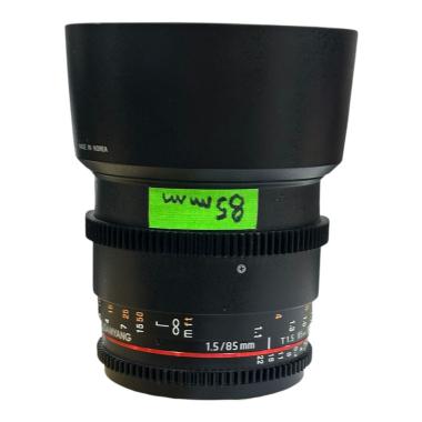 Usato Samyang AF 85mm T1.5 UMC II x canon (omaggio anello adatt. EF-SONY)
