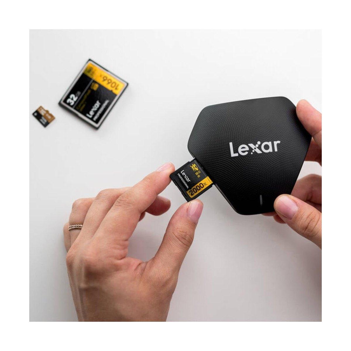 Lettore di card lexar rw500 reader 3-in-1 usb type 3.1-c