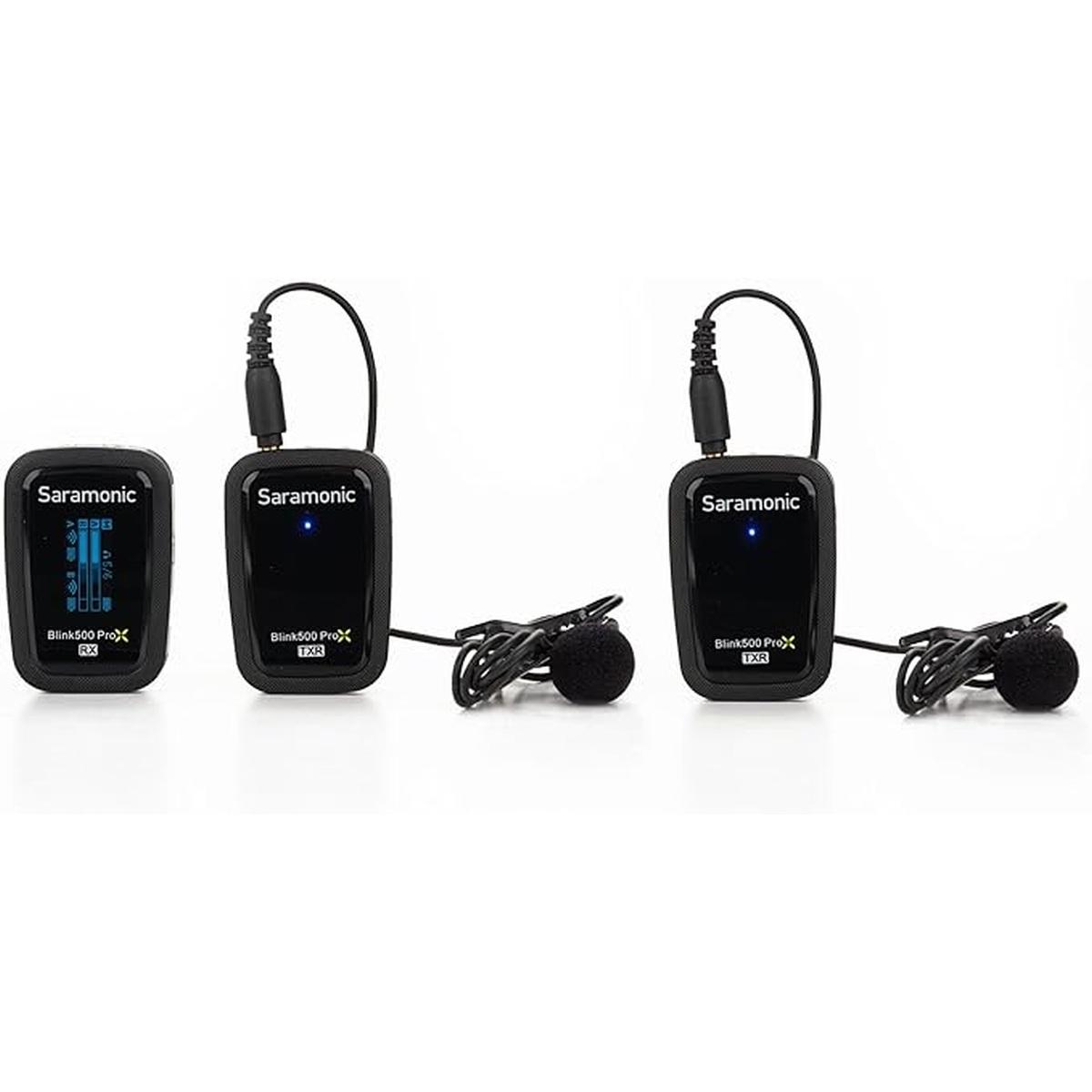Microfono saramonic blink 500 prox b2r- 2 pezzi di txr + 1 di rx