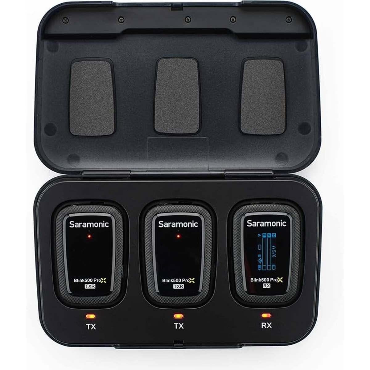 Microfono saramonic blink 500 prox b2r- 2 pezzi di txr + 1 di rx