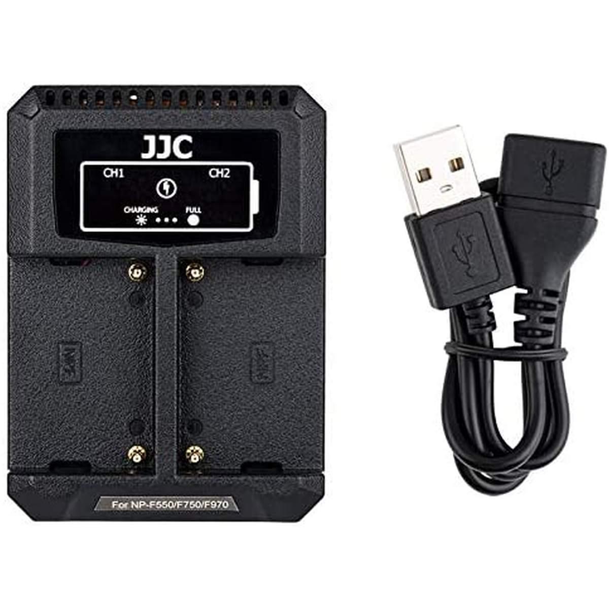 Caricabatteria Jjc Doppio Per Canon LP-E6