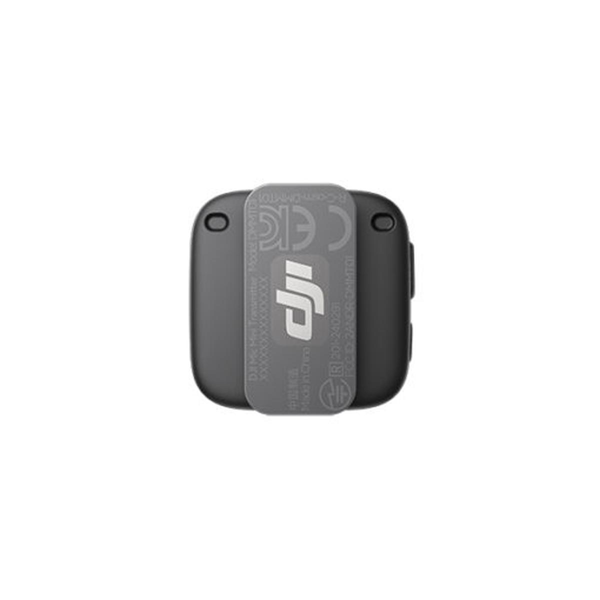 DJI Mic Mini Transmitter (Infinity Black)- Microfono Wireless Compatto DJI Garanzia Nital 2 Anni
