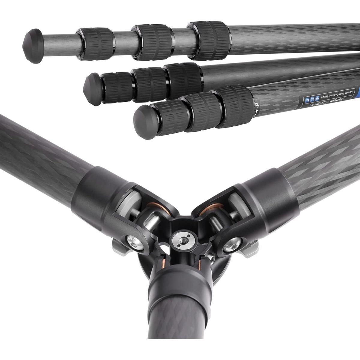 Leofoto Treppiedi in Carbonio LS-284C PRO+LH-30PCL+BORSA- Garanzia 10 Anni