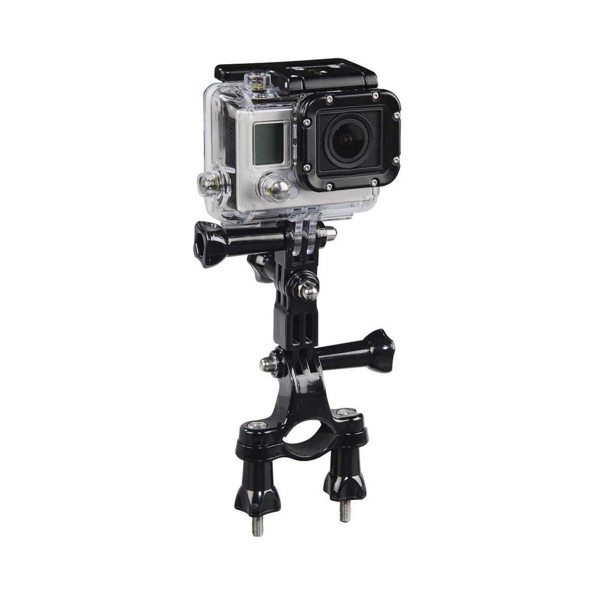 Supporto snodato tubolari bici da 1,6 a 4 cm compatibile con GoPro - Action Camera