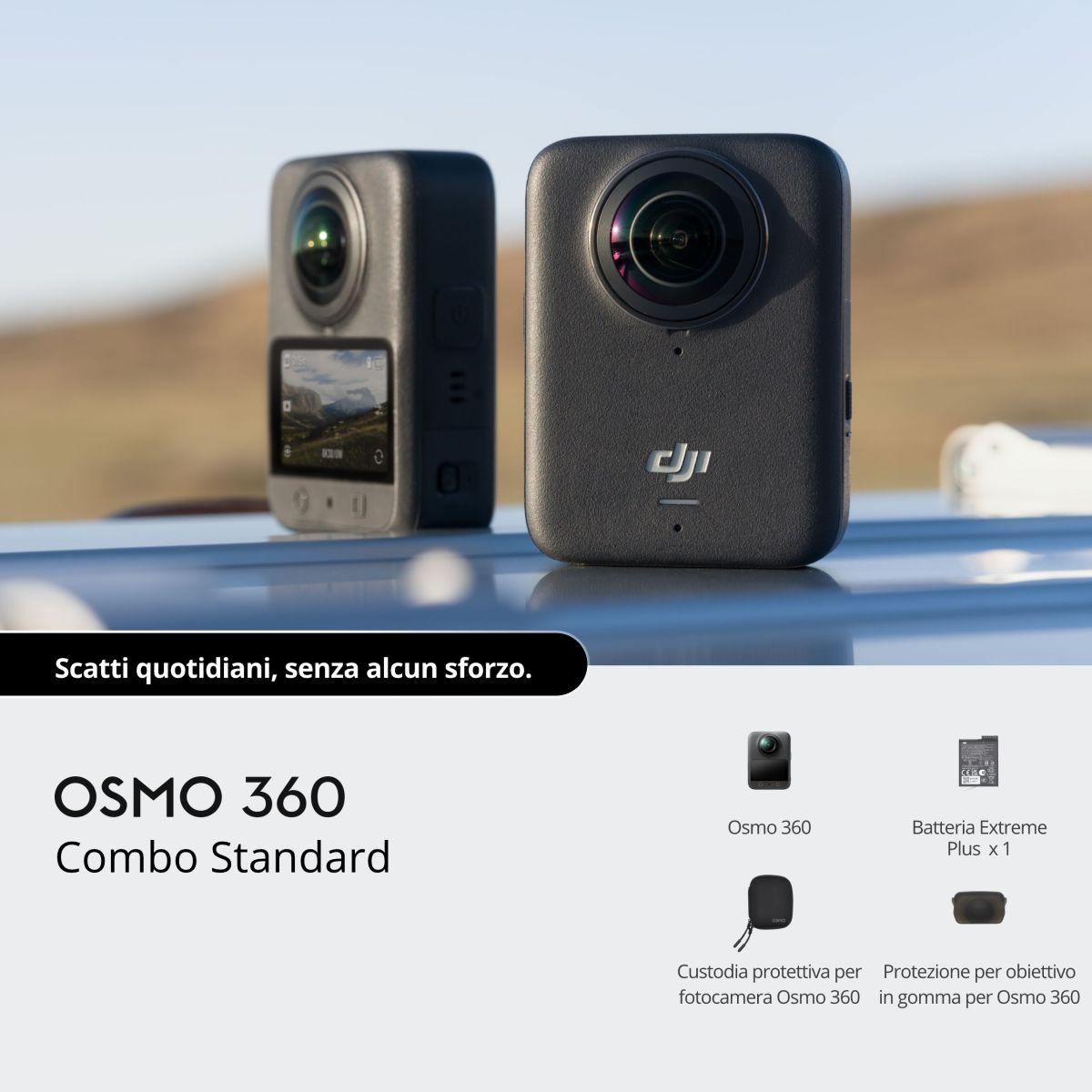 DJI Osmo 360 Adventure Combo-Garanzia Nital 2 Anni
