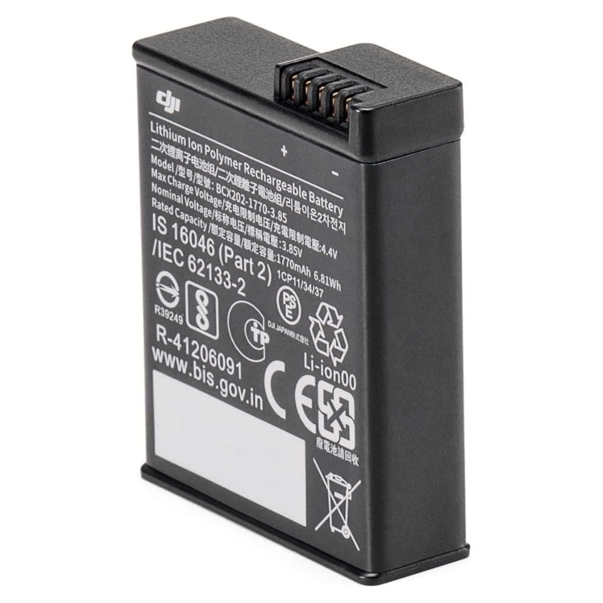 Batteria Dji Osmo Action Extreme Garanzia Nital 2 Anni