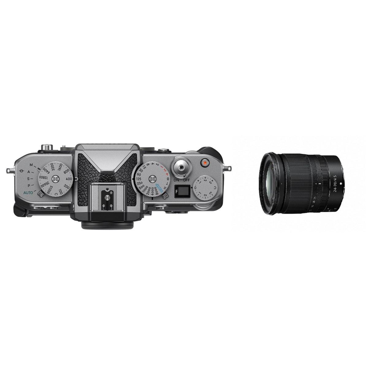 NIKON ZF Body Z f Silver + 24-70mm f/4 s + Sdxc 128gb