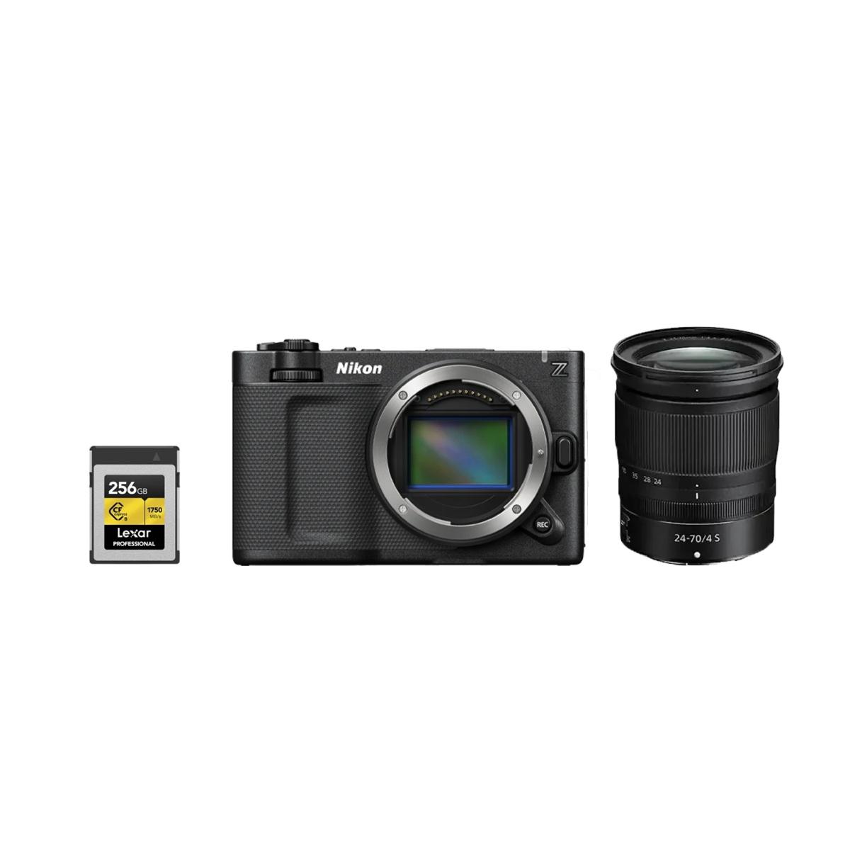 Nikon ZR Body + 24-70 F. 4 S+CFexpress 256 GB gold - Garanzia ufficiale NITAL 4 anni
