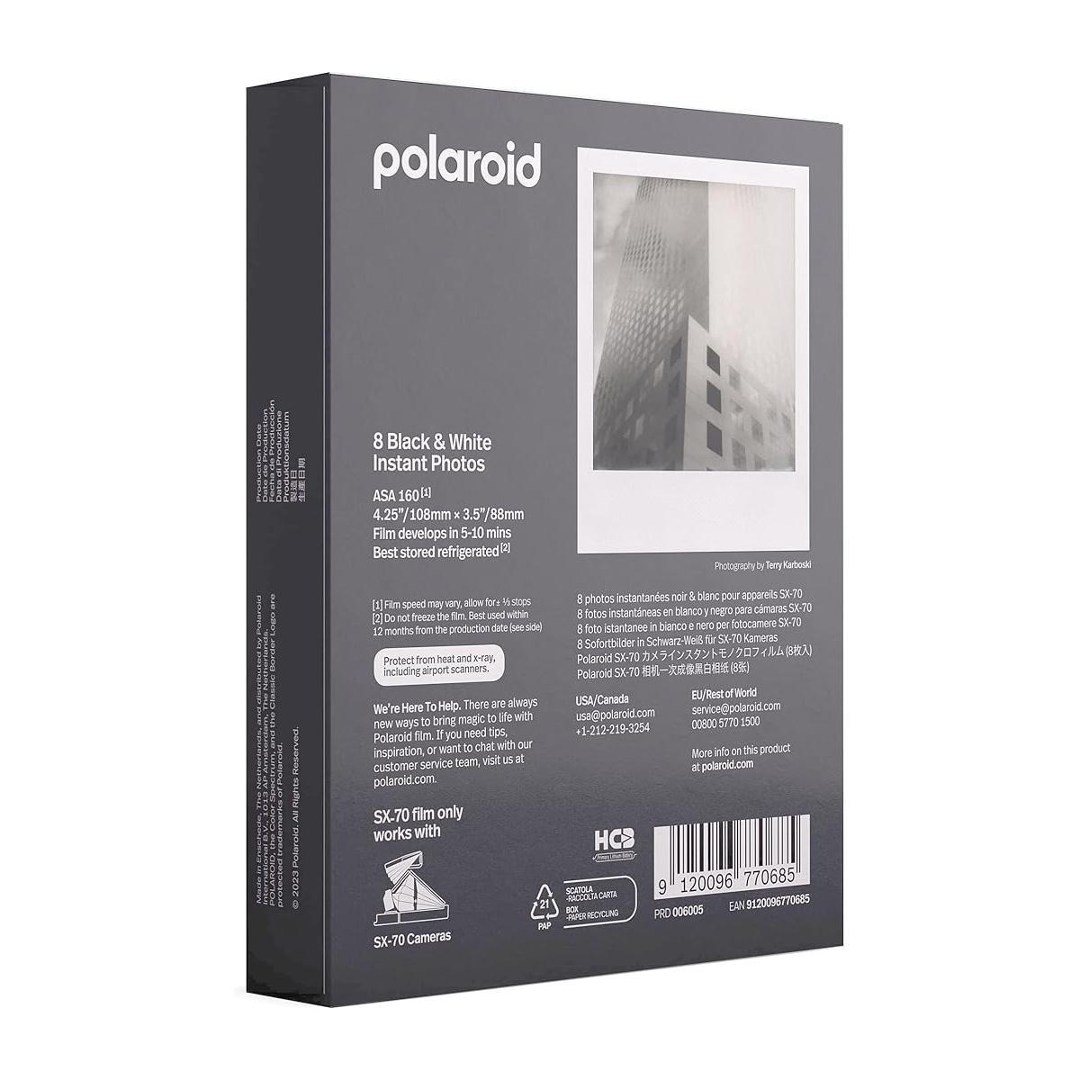 Pellicola Polaroid B&W Sx-70 - Pellicole istantanee