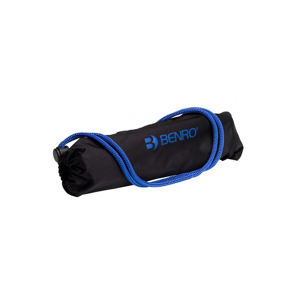 Treppiede benro a-08 slim video kit + s2csh con borsa