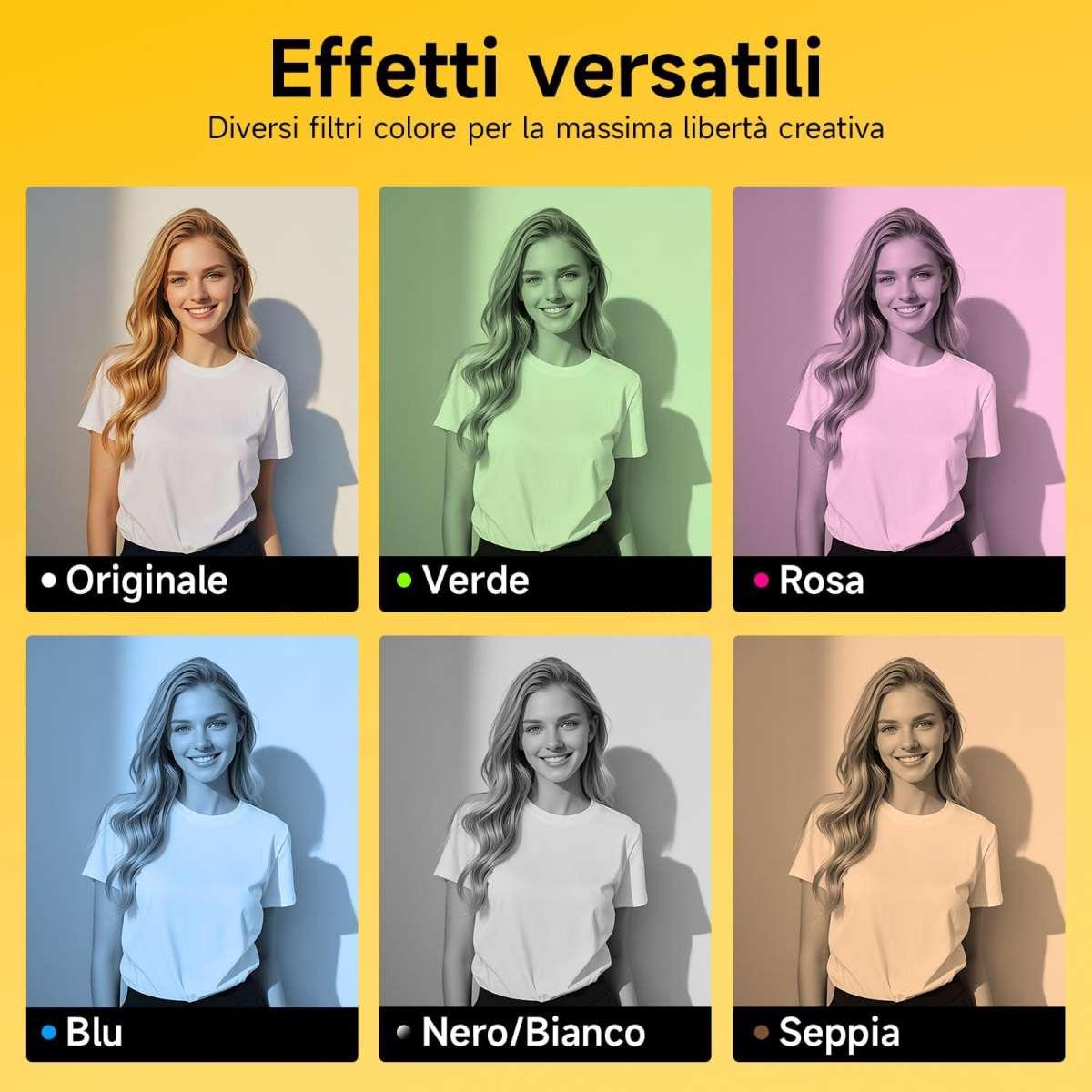 Rollei Mini Fotocamera-Videocamera Digitale Marrone, 1080P HD Piccola Macchina Fotografica Digitale Retrò con 0,96" Schermo a Colori 2MP Cámara Digital Compatta con Flash e Registr